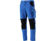 Odzież robocza - SPODNIE ROBOCZE 4-WAY STRETCH SERWAL BLUE ROZM. S - miniaturka - grafika 1