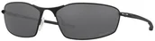 Okulary przeciwsłoneczne - Oakley Okulary przeciwsłoneczne WHISKER Satin Black/Prizm Black Polarized OO4141-03 - miniaturka - grafika 1