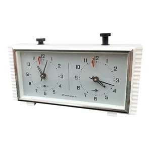 Mechaniczny zegar szachowy Jantar, Rosja lata 70. - Zegary - miniaturka - grafika 1