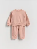 Komplety dla niemowląt - Reserved - Bawełniany komplet - brudny róż - miniaturka - grafika 1