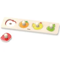 Puzzle - VIGA Drewniane Pierwsze Puzzle Z Uchwytami - Owoce - miniaturka - grafika 1