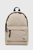Plecaki - Lacoste plecak męski kolor beżowy duży gładki - miniaturka - grafika 1