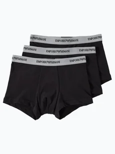 Emporio Armani Obcisłe bokserki Emporio Armani Mężczyźni Bawełna czarny jednolity, S - Majtki męskie - miniaturka - grafika 1