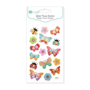 Naklejki Z Pianki Z Brokatem Dalprint 16Szt Motyle Dppi 011 - Scrapbooking - miniaturka - grafika 1
