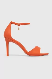 Sandały damskie - Mexx sandały Leyla kolor pomarańczowy MXTY017501W - grafika 1