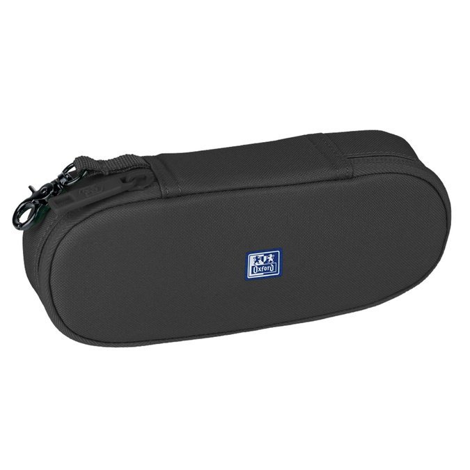 Piórnik kosmetyczka etui usztywniany czarny B-HOOK OXFORD