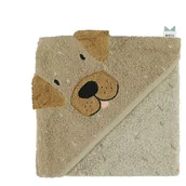 Okrycia kąpielowe dla dzieci - Pies Ręcznik Kąpielowy z Kapturem 75 x 75 cm - miniaturka - grafika 1