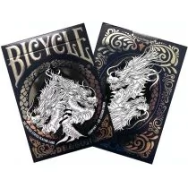 Bicycle Dragon White - Gry karciane - miniaturka - grafika 1
