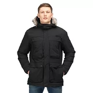 Kurtki męskie - Regatta Kurtka męska Volter Parka, Czarny, XXL - miniaturka - grafika 1