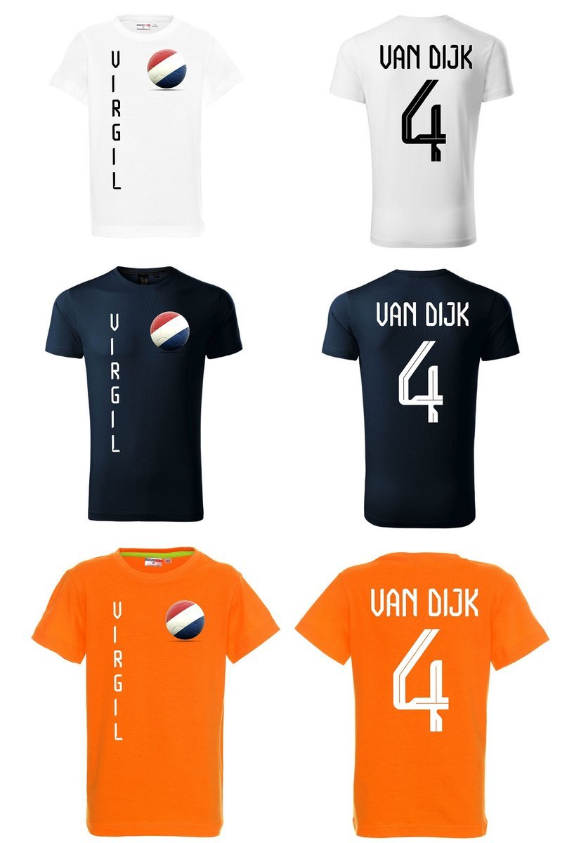 Koszulka HOLANDIA VIRGIL VAN DIJK 4 jr