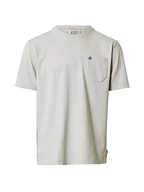 Koszulki męskie - Scotch & Soda Męski t-shirt z okrągłym dekoltem, Grey Melange 0606, XL - miniaturka - grafika 1