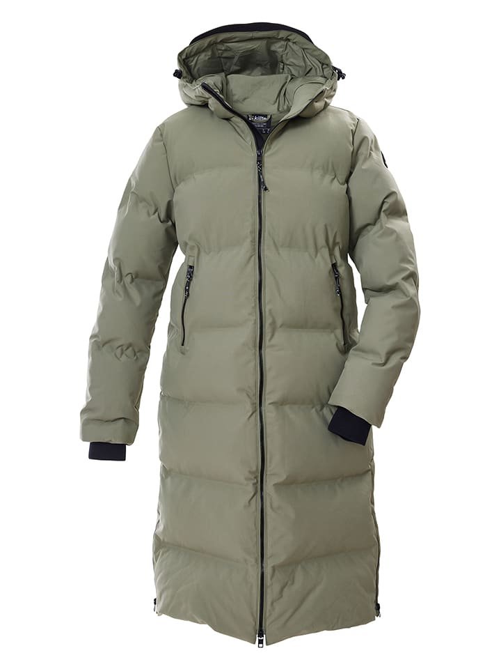 Killtec Płaszcz zimowy w kolorze szarozielonym