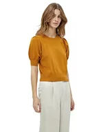 Koszulki i topy damskie - Minus Damska koszulka Liva Knit T-Shirt, Sun Baked Brown, M, Słońce pieczony brązowy, M - miniaturka - grafika 1