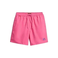 Kąpielówki męskie - Superdry Essential 16 kąpielówki męskie różowe - miniaturka - grafika 1