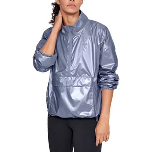 Kurtka damska Under Armour METALLIC WOVEN PO ANORAK - Kurtki i kamizelki sportowe damskie - miniaturka - grafika 1