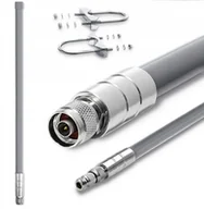 Anteny Wi Fi - Qoltec Antena LoRa 12dBi dookólna zewnętrzna włókno szklane 868 MHz 1.5m - miniaturka - grafika 1