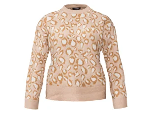 esmara® Sweter damski (L (44-46), Panterka) - Swetry damskie - miniaturka - grafika 1