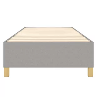 Lumarko Rama łóżka, jasnoszare, tapicerowane tkaniną, 100x200 cm - Łóżka - miniaturka - grafika 6