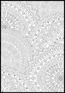 Kolorowanki, wyklejanki - Kolorowanka Kolorowanka w formie plakatu dla dzieci i nie tylko, z piękną grafiką, mandala, format 40x50 cm - miniaturka - grafika 1