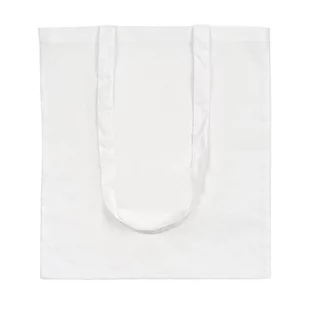 eBuyGB eBuyGB Torba na zakupy, torba na ramię, 100% bawełna, biała 1206006 - Torebki damskie - miniaturka - grafika 1