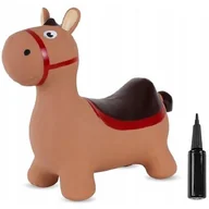 Skoczki dla dzieci - Sun Baby, Gumowy Skoczek Dla Dzieci Osiołek Do Skakania Z Pompką - miniaturka - grafika 1