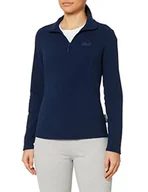Swetry damskie - Jack Wolfskin Jack Wolfskin Damski sweter Gecko W niebieski (midnight blue) L 1709531 - miniaturka - grafika 1