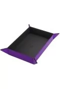 Gamegenic: Magnetic Dice Tray - Rectangular - Black/Purple - Akcesoria do gier planszowych - miniaturka - grafika 1