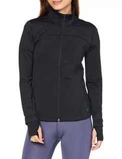 Koszulki i topy damskie - Under Armour Damski top z rozgrzewką Rush Fz Black / / Black (001) XL 1359081-001 - grafika 1