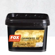 Farby wewnętrzne - Fox Farba dekoracyjna Diamento 3D White 3 l - miniaturka - grafika 1