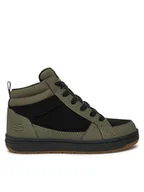 Buty dla chłopców - Skechers Sneakersy Smooth Street 405618L Khaki - miniaturka - grafika 1