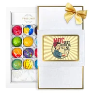 Bombonierki i czekoladki - Bombonierka - Dzień Kobiet – Zestaw 12 Pralin - miniaturka - grafika 1