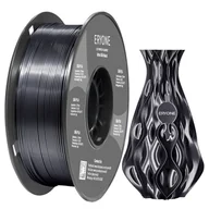 Filamenty i akcesoria do drukarek 3D - ERYONE Ultra Silk PLA Filament for 3D Printer 1 75mm Tolerance 0 03 mm  1kg  2 2LBS  / Spool - Black - miniaturka - grafika 1