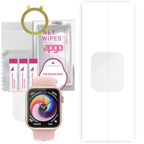 1x folia hydrożelowa MATOWA do Kumi KU3 Meta Enhanced - apgo Smartwatch Hydrogel MATTE Protection Ochrona na ekran smartwatcha