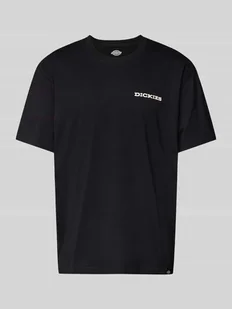 T-shirt z nadrukiem z logo - Koszulki męskie - miniaturka - grafika 1