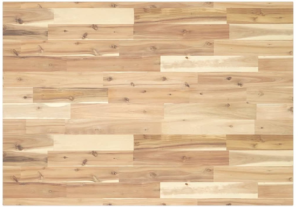 Blat stołu, prostokątny, 80x70x2 cm, lite drewno akacjowe