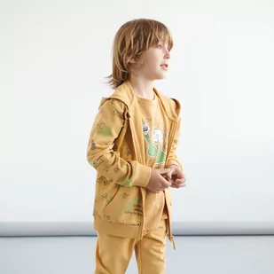 Sinsay - Bluza rozpinana - Żółty - Swetry dla chłopców - miniaturka - grafika 1
