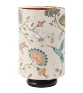 Lampy stojące - Czarna designerska lampka nocna tuba - S387 Avko - miniaturka - grafika 1