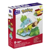 Klocki - Bulbasaur Klocki Pokemon Leśna Zabawa Mega Construx - miniaturka - grafika 1