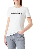 Koszulki i topy damskie - ICHI Damska koszulka IHCAMINO SS11 T-shirt, 114201/Cloud Dancer, XS - miniaturka - grafika 1