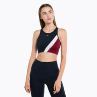 Bielizna sportowa damska - Biustonosz Tommy Hilfiger Mid Intensity Rwb Colour-Block blue - miniaturka - grafika 1