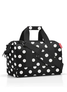 Torba podróżna Reisenthel Allrounder M - dots white - Torby podróżne - miniaturka - grafika 1