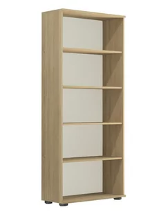Regał G 80 Dąb Sonoma, Na Ksiązki I Segragatory, Biurowy Regał. - Regały - miniaturka - grafika 1