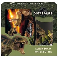 Bidony dla dzieci - Zestaw Śniadaniówka+ Bidon Dinozaur 1 Derform - miniaturka - grafika 1