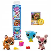 Figurki dla dzieci - Littlest Pet Shop Tuba Zestaw 3 figurek zwierzątek akcesoria seria 3 - figurka - miniaturka - grafika 1