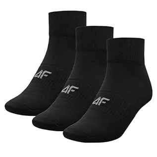 Skarpetki męskie - 4F Socks męskie, DEEP BLACK, 39-42 EU - grafika 1
