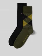 Skarpetki męskie - Skarpety długie z bawełny mieszanej w zestawie 2 szt. - miniaturka - grafika 1