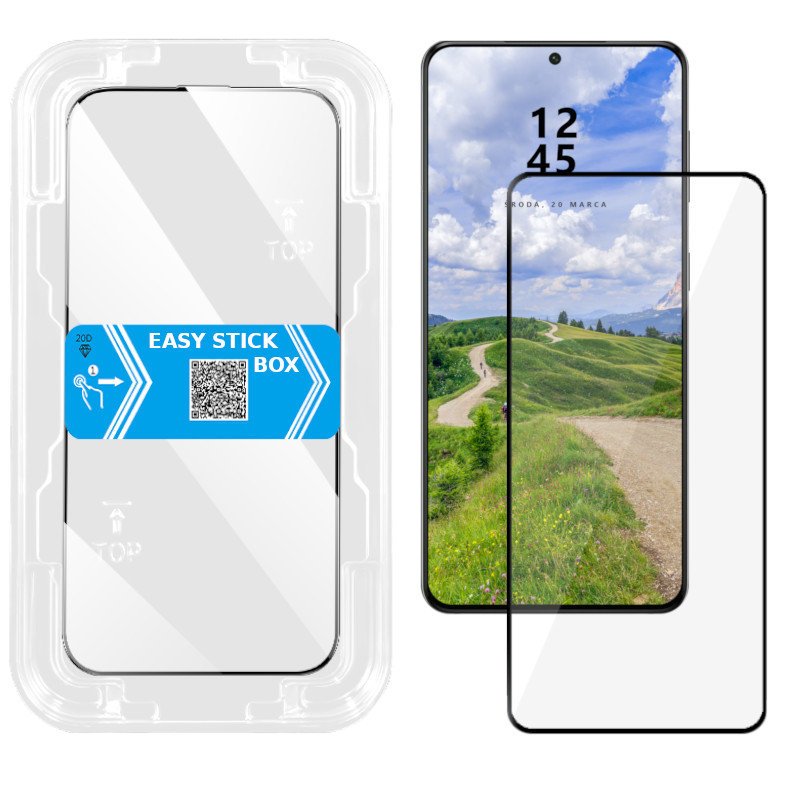 Szkło hartowane z ramką do montażu szybka EASY FIT do Realme 16 Pro 5G