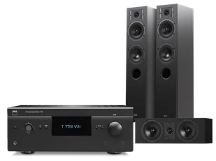Kino domowe NAD T758 V3i (czarny) + Diva 5 (czarny) + Diva 7 (czarny) - Kino domowe - miniaturka - grafika 1