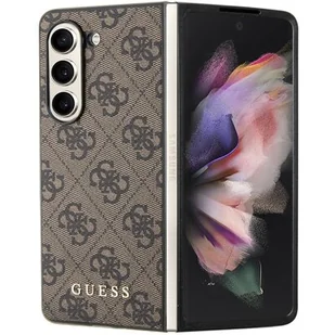 Guess Guhczfd5Gf4Gbr F946 Etui Pokrowiec Do Galaxy Z Fold5 Brązowy/Brown Hardcase 4G Charms Collection - Etui i futerały do telefonów - miniaturka - grafika 1