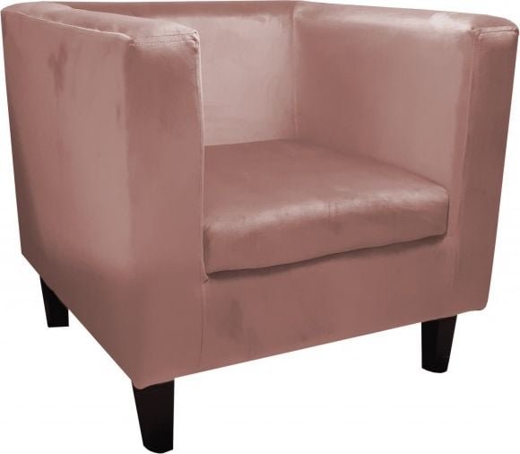 Atos Fotel GRON VELVET różowy wypoczynkowy ATOS